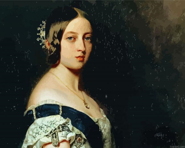 Queen Victoria Art Painting By Numberss.png