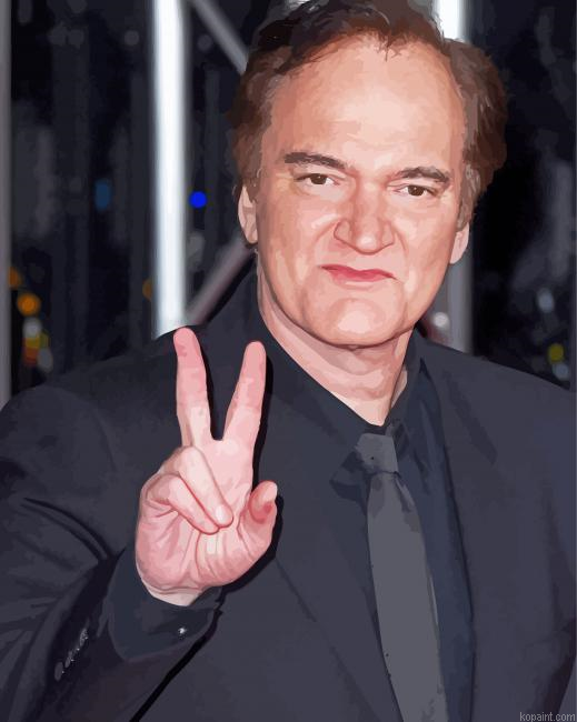 Quentin Tarantino Actor Painting By Numberss.png