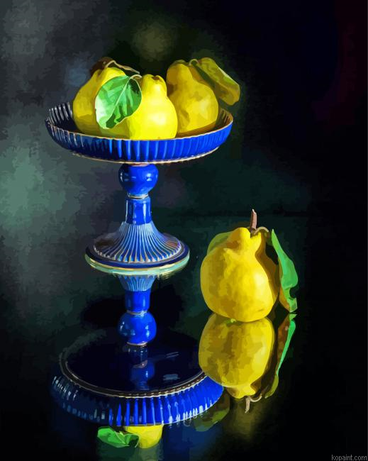 Quinces Reflection Paint By Numbers