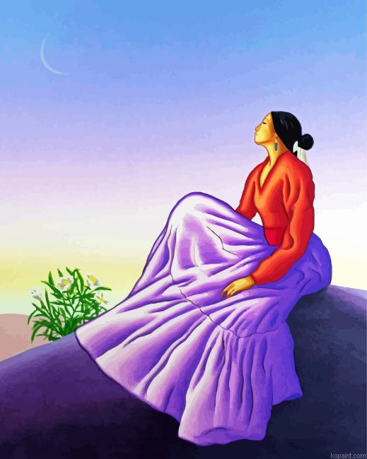 Rc Gorman New Dawn Painting By Numberss.png