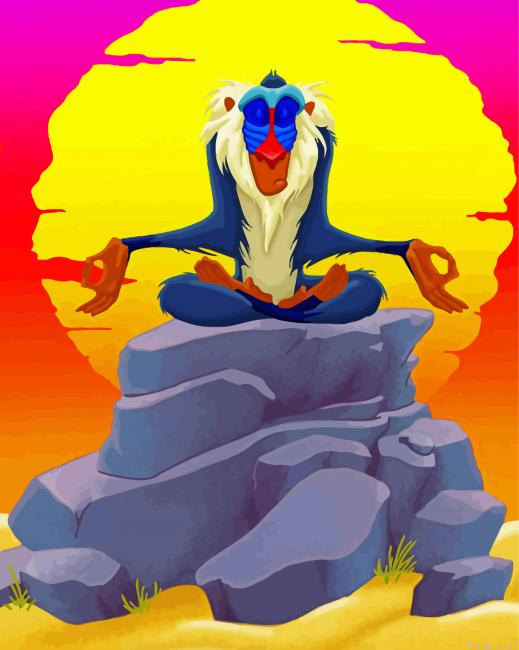Rafiki The Lion King Painting By Numberss.png