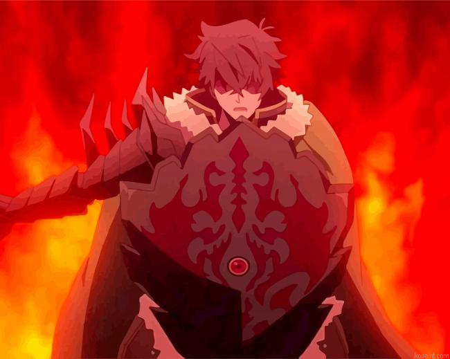 Rage Shield Hero Painting By Numberss.png
