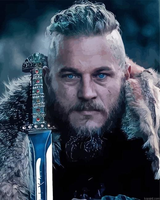 Ragnar Lothbrok Painting By Numberss.png