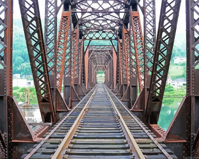 Rail Bridge Paint By Numbers