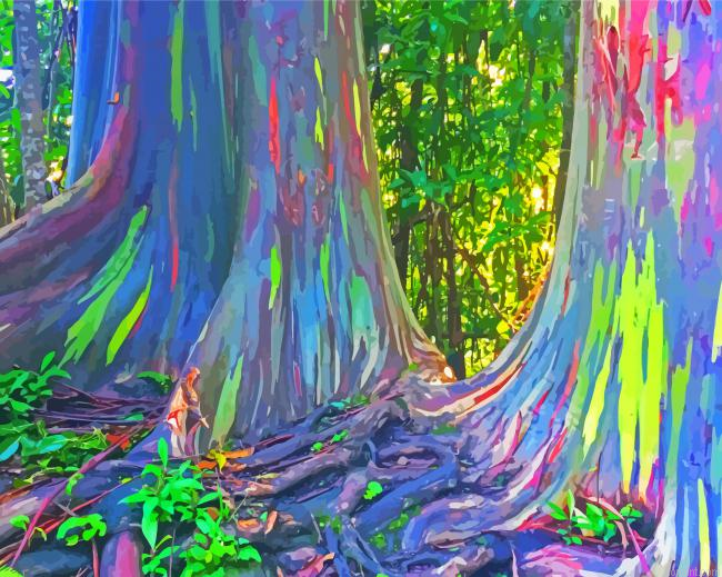 Rainbow Eucalyptus Tree Painting By Numberss.png