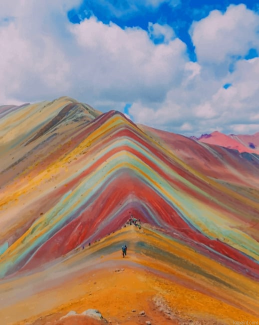 Rainbow Mountains Peru Painting By Numberss.png