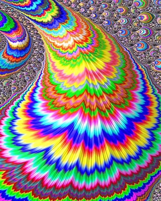 Rainbow Psychedelic Art New Painting By Numberss.png