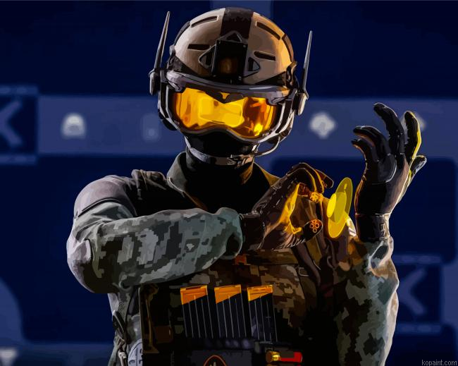 Rainbow Six Siege Paint By Numbers