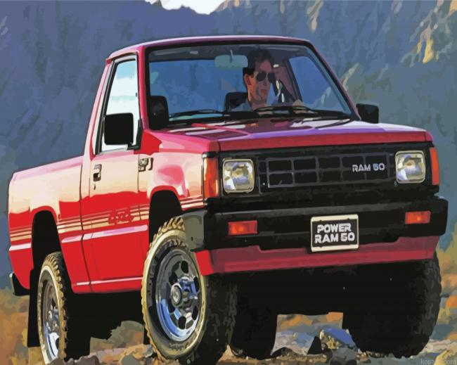 Ram 50 Truck Car Painting By Numberss.png