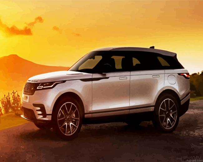 Range Rover Velar Car Illustration Painting By Numberss.png