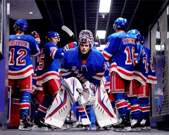 Rangers New York Team Player Painting By Numberss.png