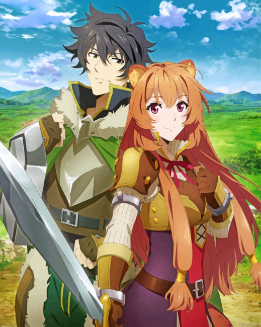 Raphtalia And Naofumi Painting By Numberss.png