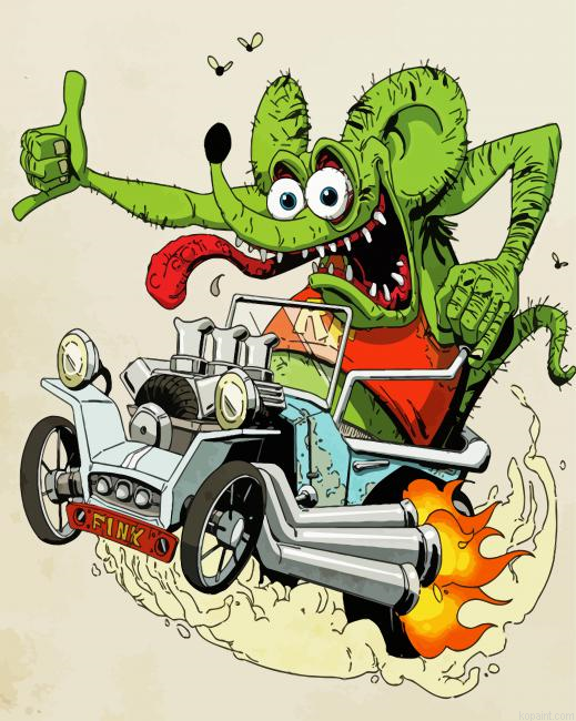 Rat Fink Art Painting By Numberss.png