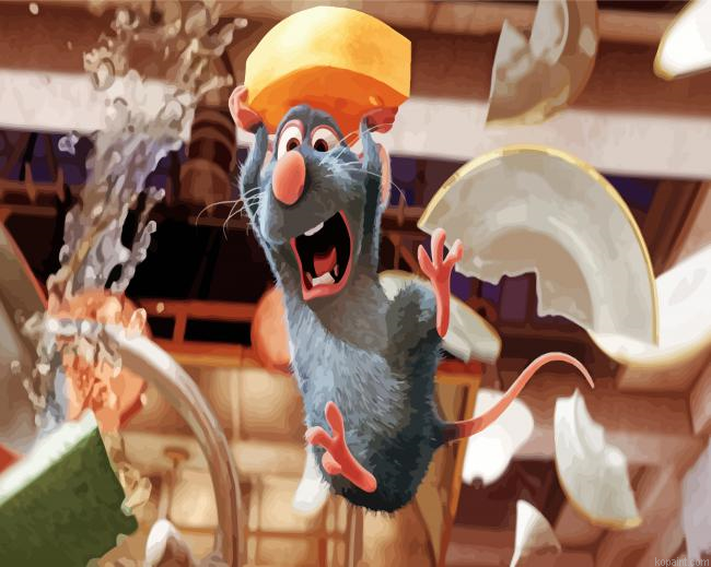 Ratatouille Movie Character Painting By Numberss.png