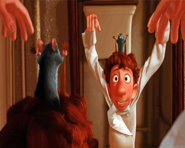 Ratatouille Movie Paint By Numbers