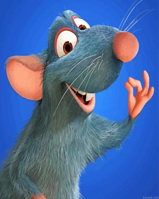 Ratatouille Remy Painting By Numberss.png
