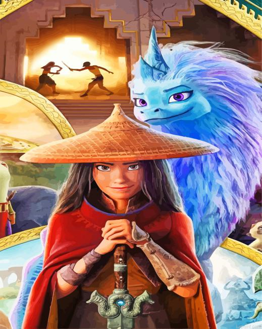 Raya And The Last Dragon Painting By Numberss.png