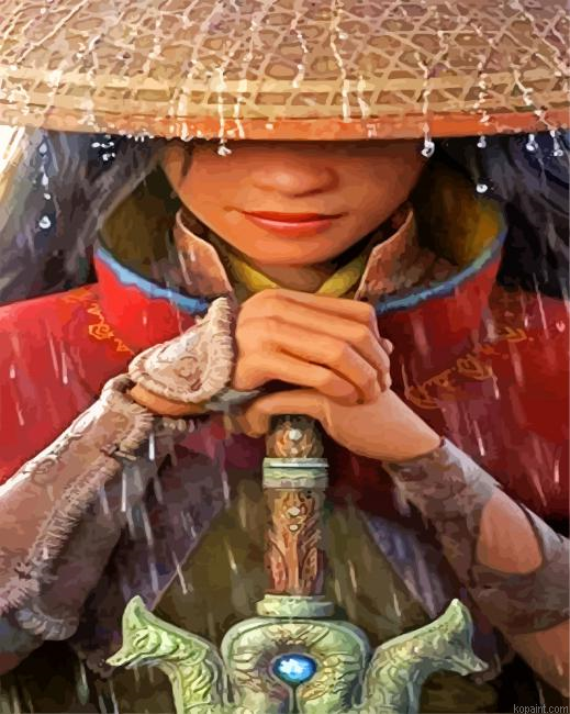 Raya Disney Princess Painting By Numberss.png