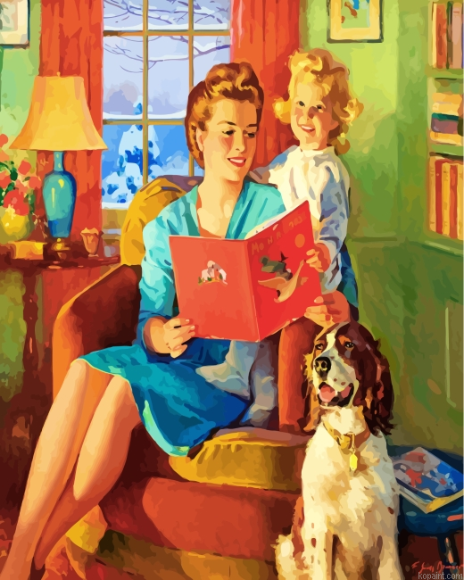 Reading Story Painting By Numberss.png