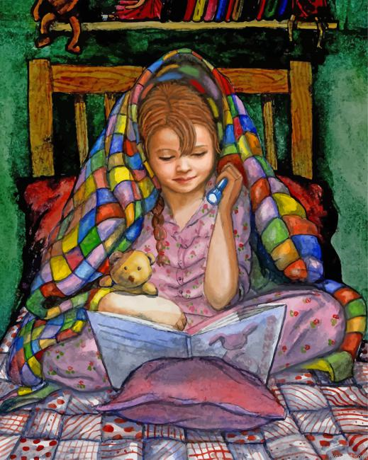 Reading Under Cover Painting By Numberss.png