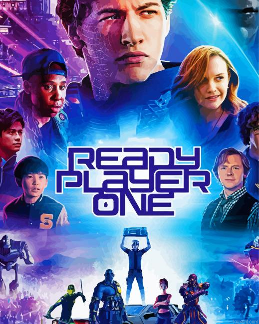 Ready Player One Movie Poster Painting By Numberss.png