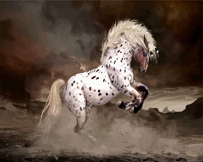 Rearing Appaloosa Horse Painting By Numberss.png