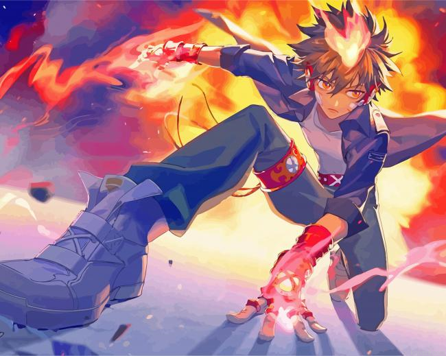 Reborn Tsunayoshi Sawada Paint By Numbers