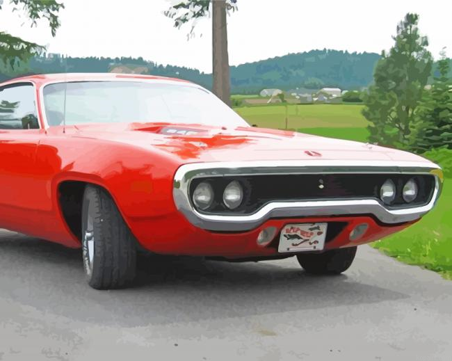 Red 1971 Roadunner Painting By Numberss.png