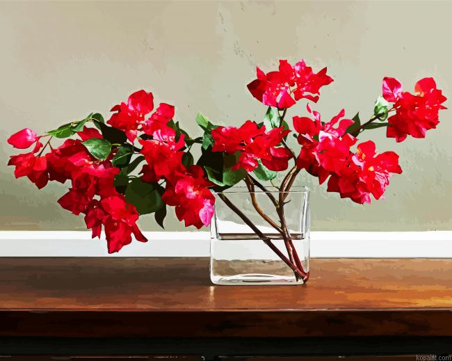 Red Bougainvillea Paint By Numbers.png