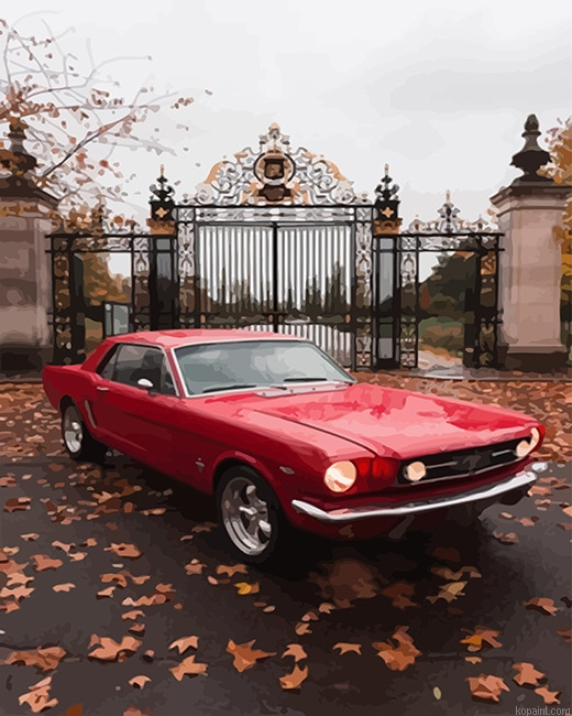 Red Car New Painting By Numberss.png