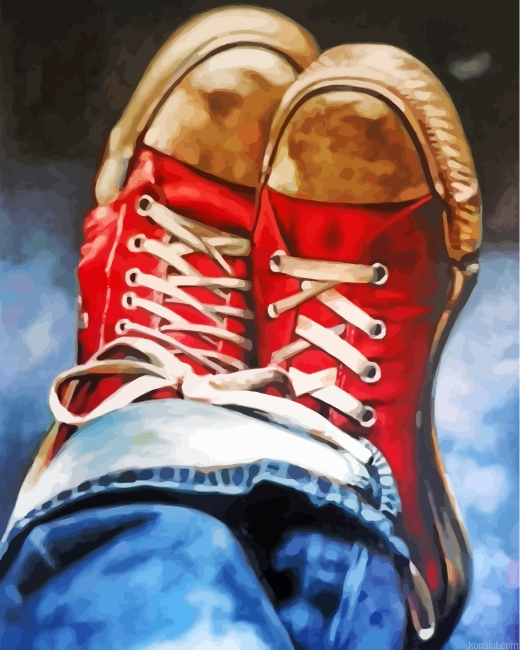 Red Converse Painting By Numberss.png