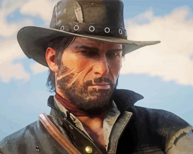 Red Dead Redemption 2 John Marston Painting By Numberss.png