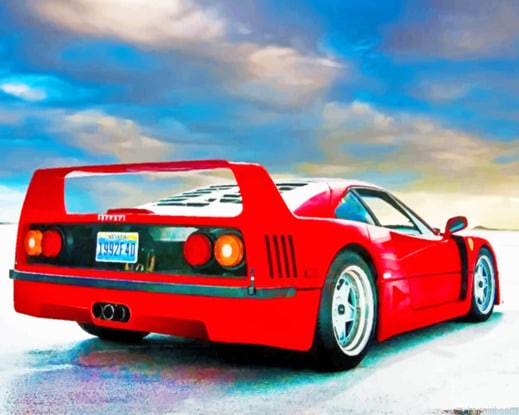 Red Ferrari New Painting By Numberss.png
