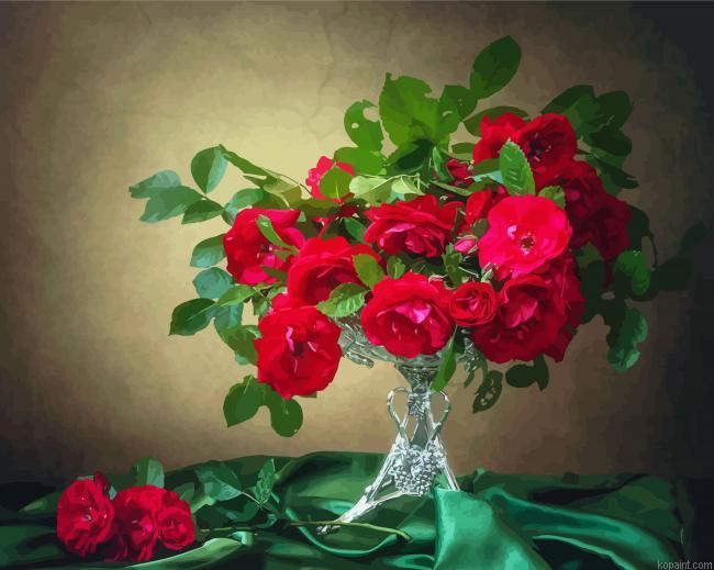Red Flowers Painting By Numberss.png