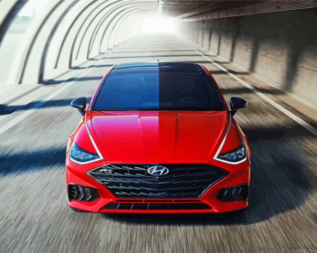 Red Hyundai Sonata Painting By Numberss.png