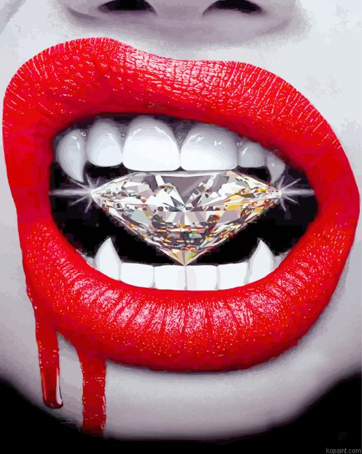 Red Lips And A Diamond Painting By Numberss.png