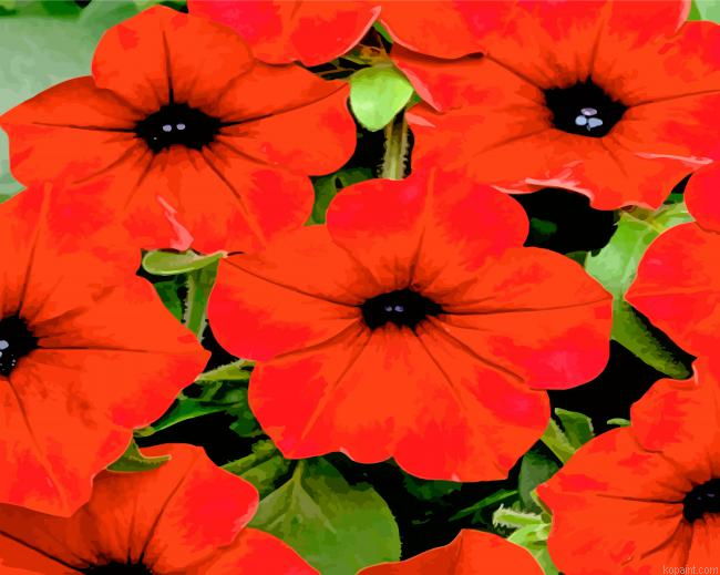 Red Petunia Painting By Numberss.png