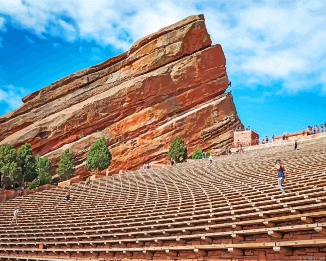 Red Rocks Amphitheatre Painting By Numberss.png