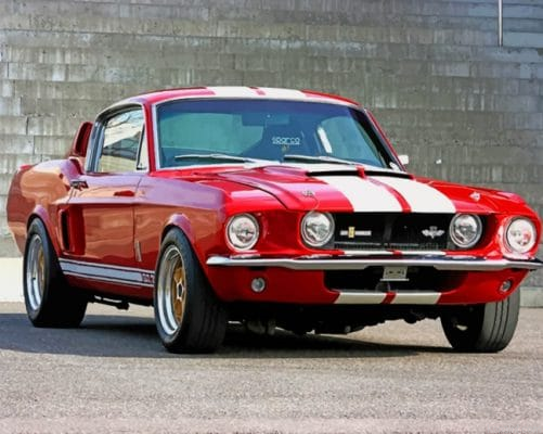 Red Shelby Gt500 Painting By Numberss.png
