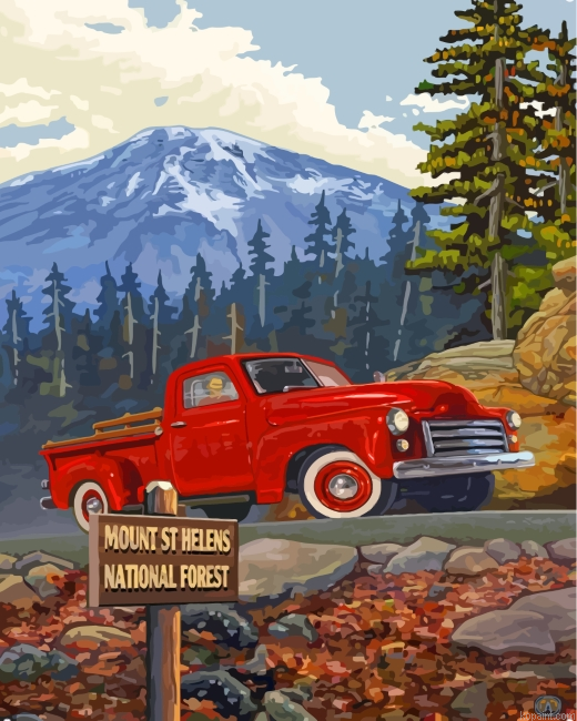 Red Truck Painting By Numberss.png