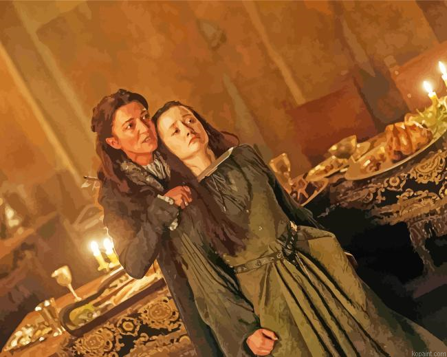 Red Wedding Catelyn Painting By Numberss.png