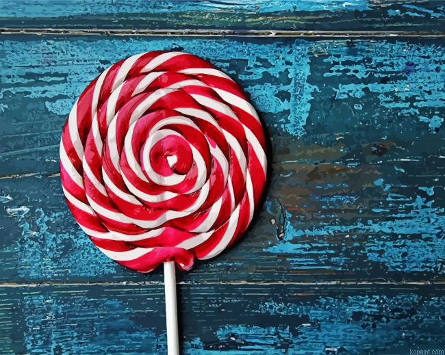 Red White Lollipop Painting By Numberss.png