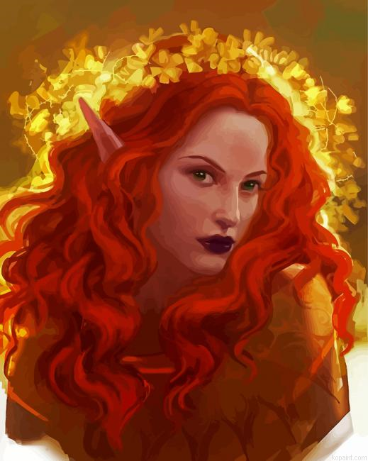 Redhead Elf Woman Painting By Numberss.png