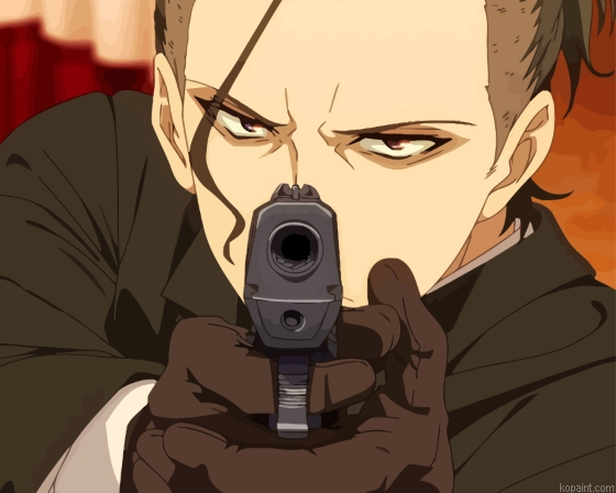 Rei Holding Gun Painting By Numberss.png