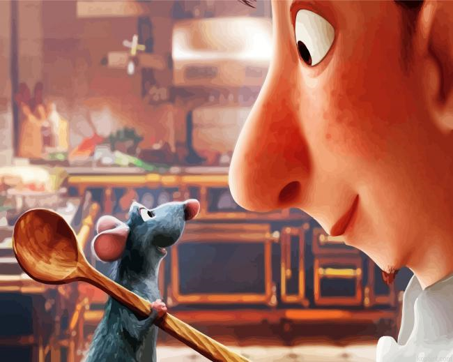 Remy And Alfredo Ratatouille Painting By Numberss.png