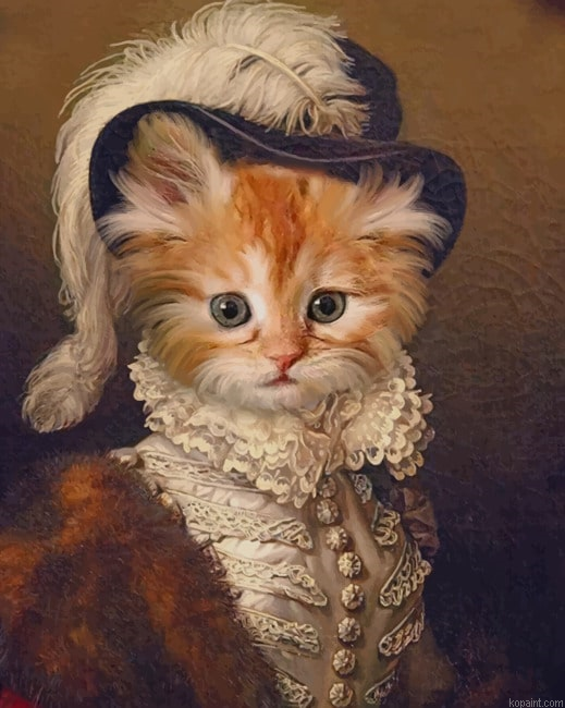 Renaissance Pet Portrait New Painting By Numberss.png