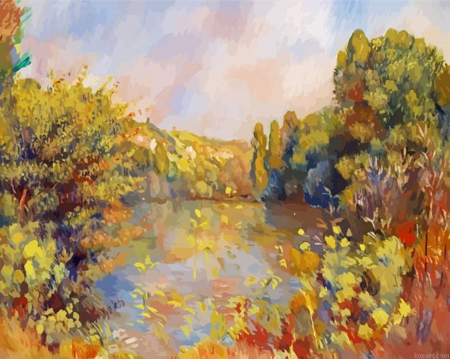 Renoir Landscape Paint By Numbers