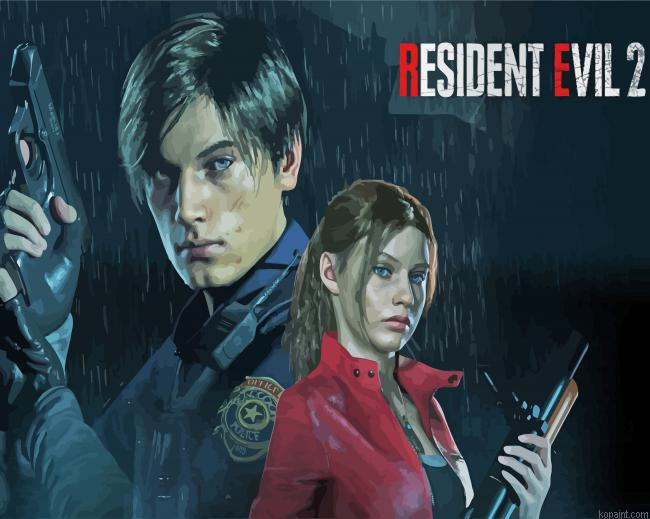 Resident Evil Painting By Numberss.png
