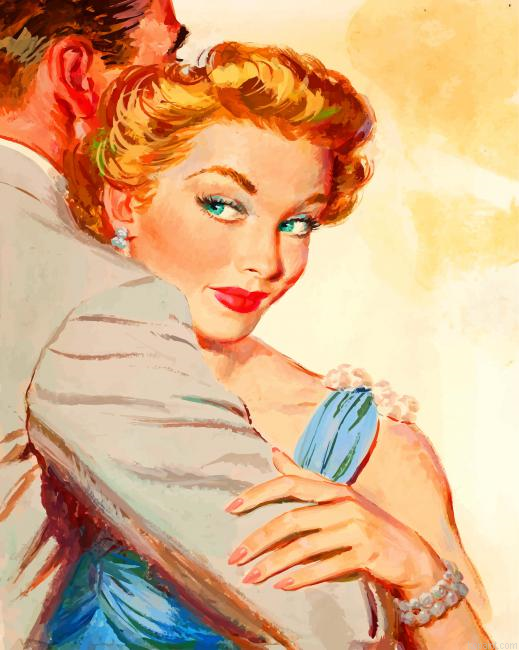 Retro Couple Painting By Numberss.png
