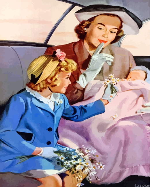 Retro Family Painting By Numberss.png